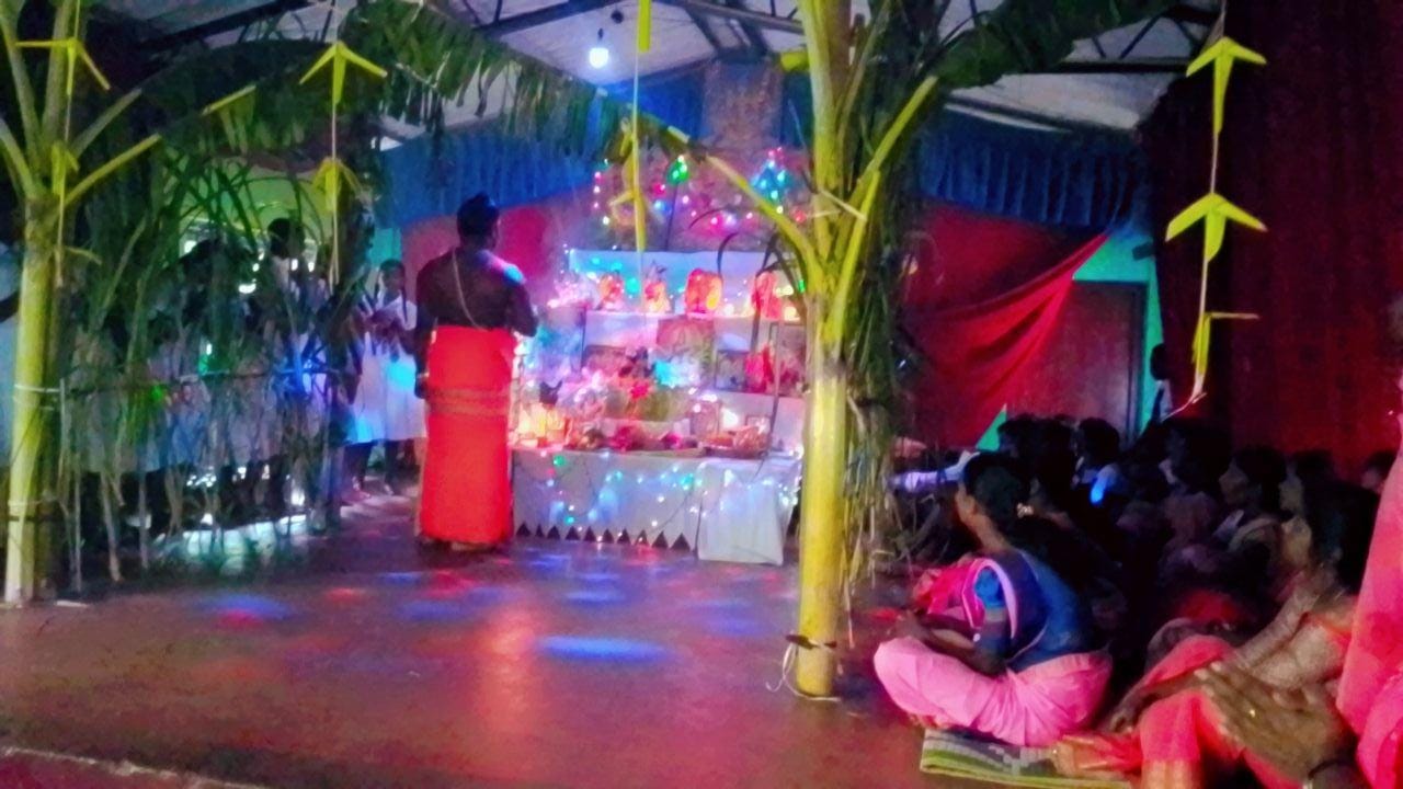 OUR SCHOOL' S NAWARATHRI POOJAI